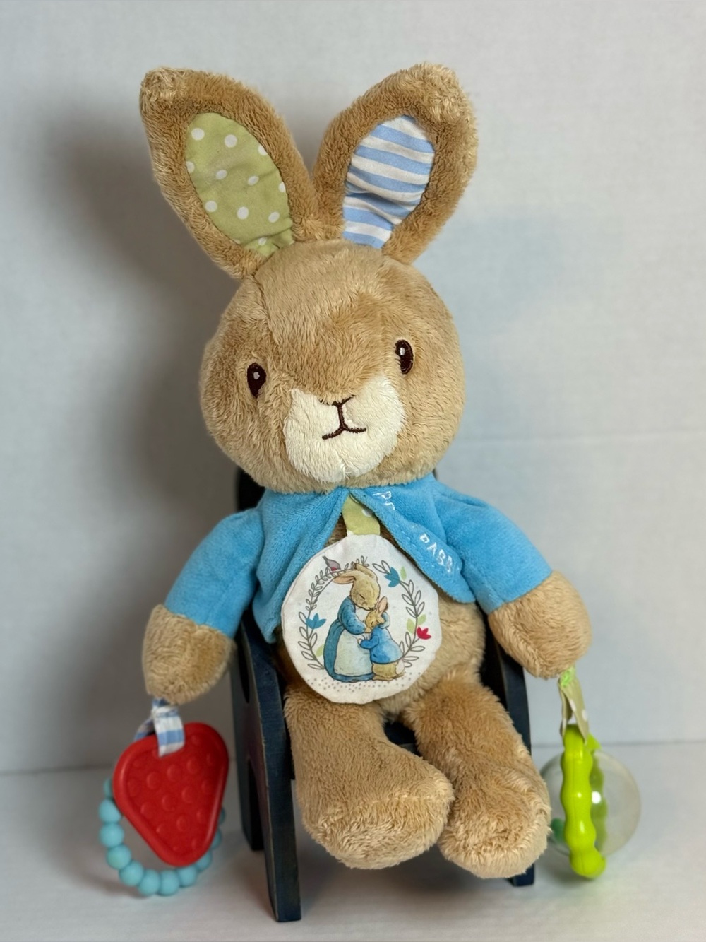 Peter Rabbit World of Beatrix Potter Plush Bunny Rattle Toy